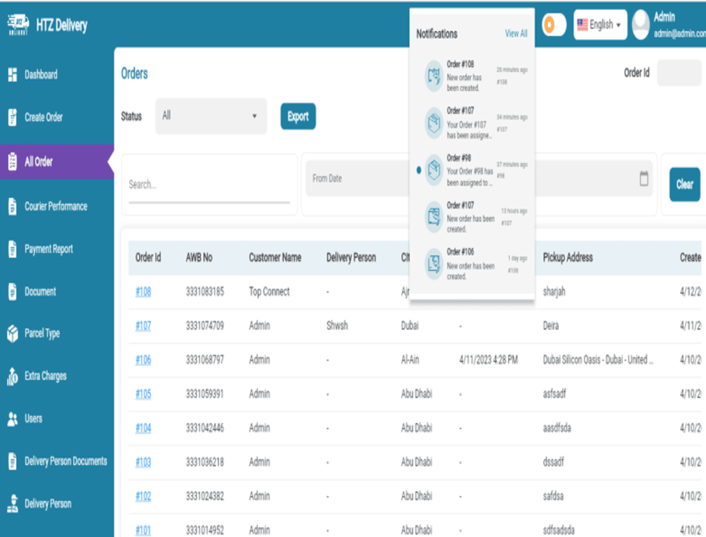 Delivery App